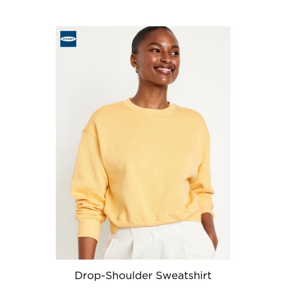 Old Navy cropped sweatshirt size XL